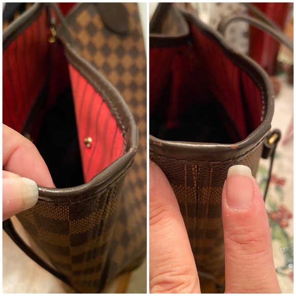 ❌SOLD ❌Louis Vuitton Damier Ebene Neverfull MM - Picture 4 of 8